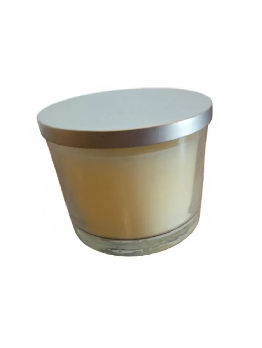 Avon Blooming Jasmine Scented 3 Wick Candle New W/ Lid & Box